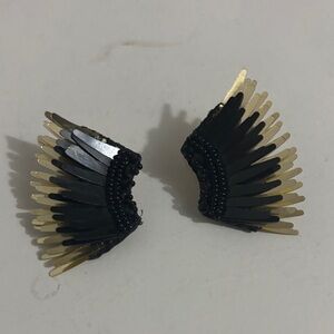 Mignonne gavigan black and gold earrings
